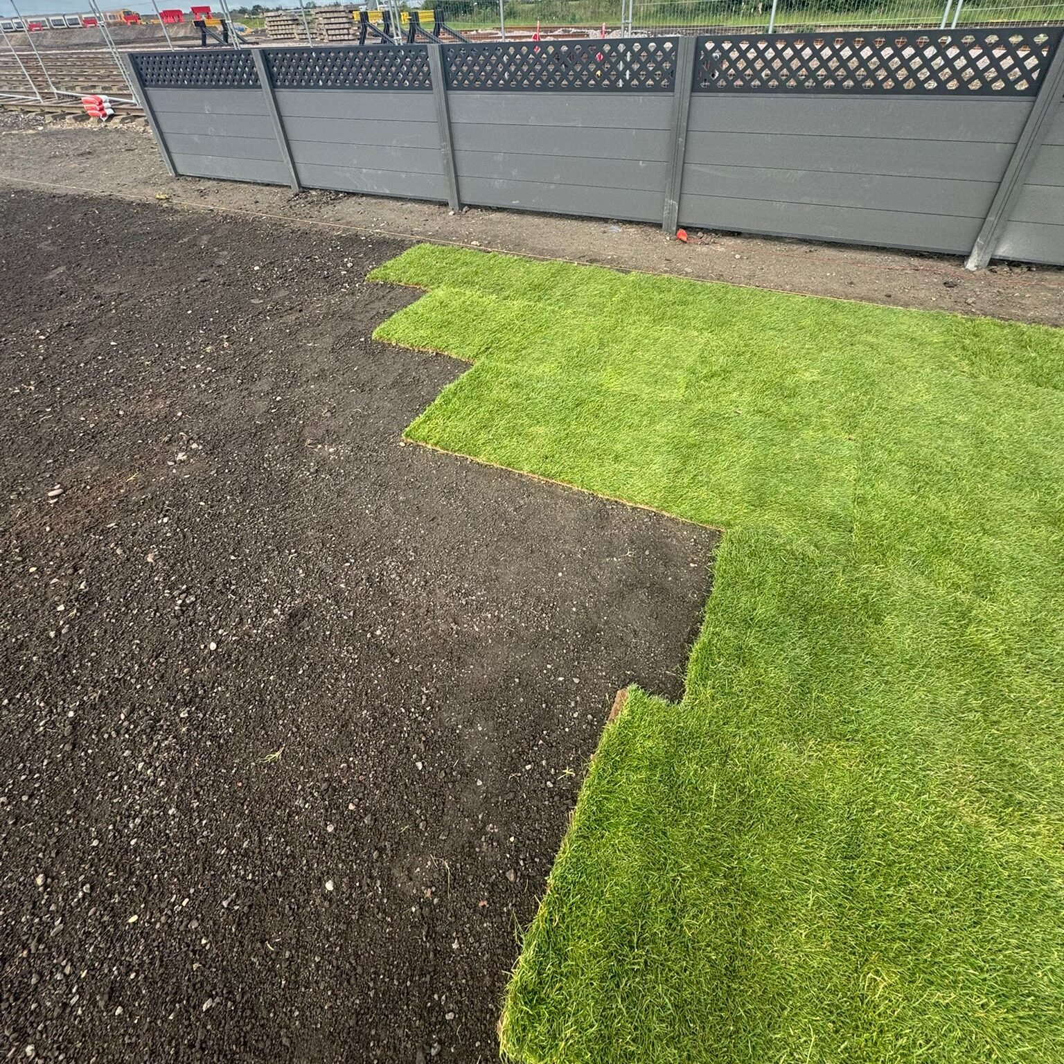 Lawn turf laying services