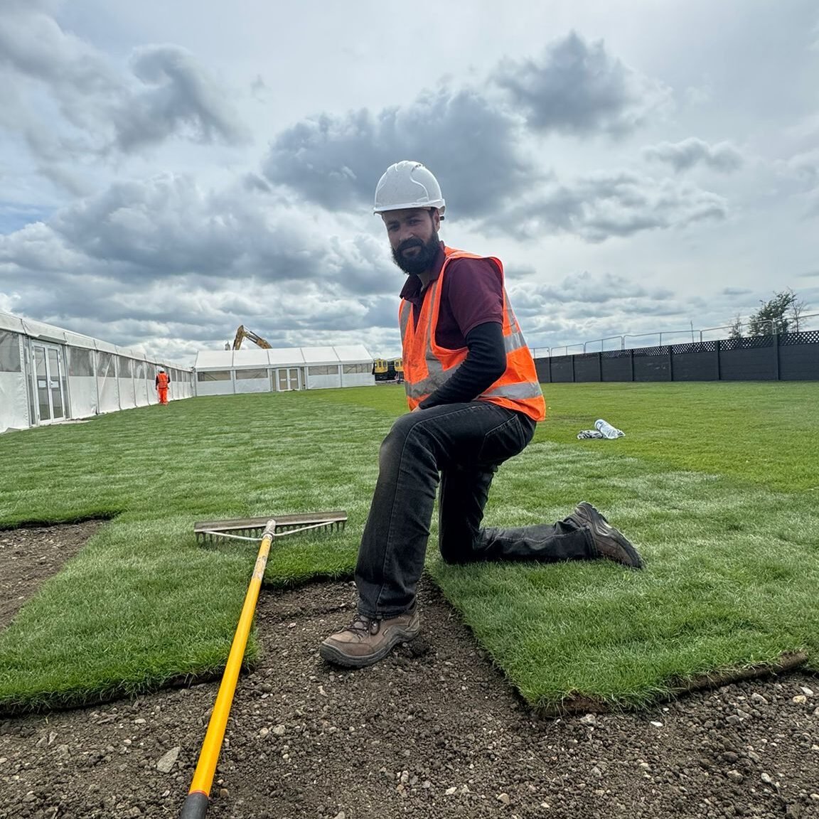 Lawn turf laying services in london